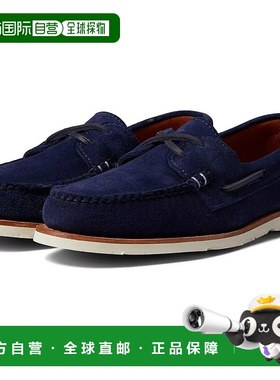 自营 Sperry Top Sider ST22933-410男式美码9号蓝色绒面拖鞋休闲