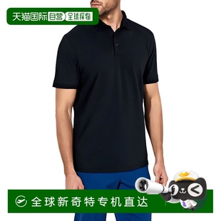 黑色 自营 衣领棉质Polo衫 kenneth 美国奥莱直发 cole男式