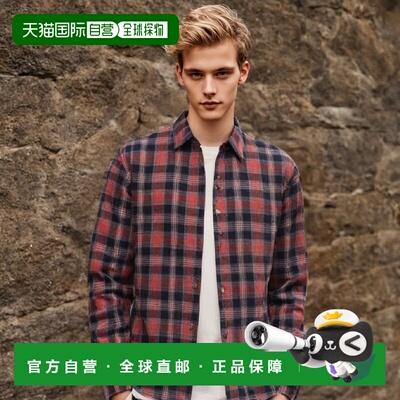 1h可退 【美国直邮】dsquared2 男士 衬衫舒适流行穿搭小众百搭高