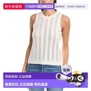 自营Splendid Pointelle Cosset Tank - White 背心美国直发奥莱
