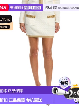 自营Milly Reggie Gold Embellished Mini Skirt - gold 美国奥莱