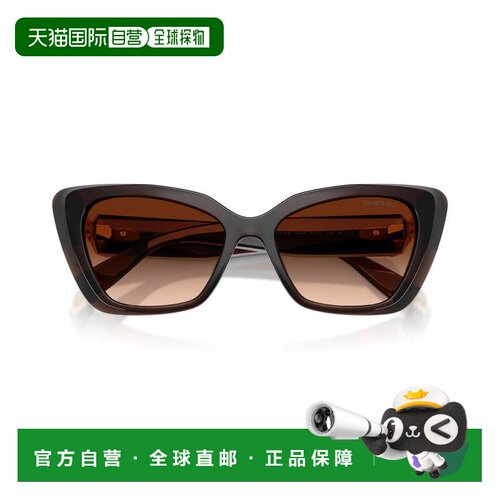 自营swarovski0Sk6047 Bold Cat-Eye Sunglasses with Gradient L