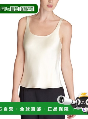 自营Josie Natori Key Essentials Silk Tank Top - white 美国奥
