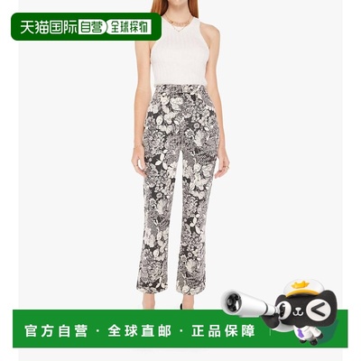 自营motherHustler Ankle Flare Leg Jeans In French Fairy Tale