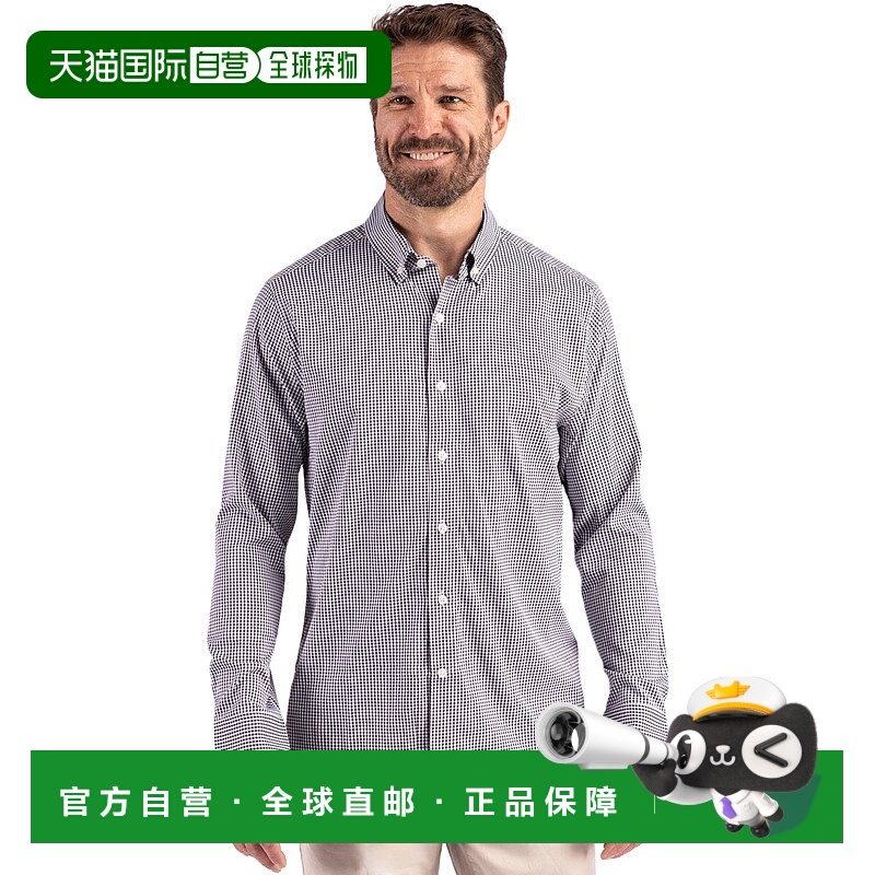 自营Cutter & Buck Skyline Epic Confidence Recycled Gingham M