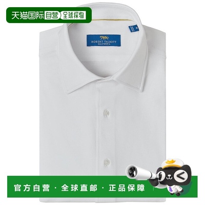 自营Robert Talbott  Pearce Stretch Knit Shirt - white 美国奥
