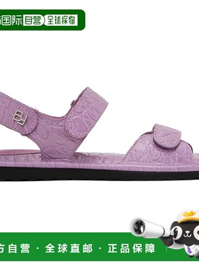 1h可退 香港直邮潮奢 BY FAR 女士 紫色 Gideon 凉鞋 23CRGIDSPRH