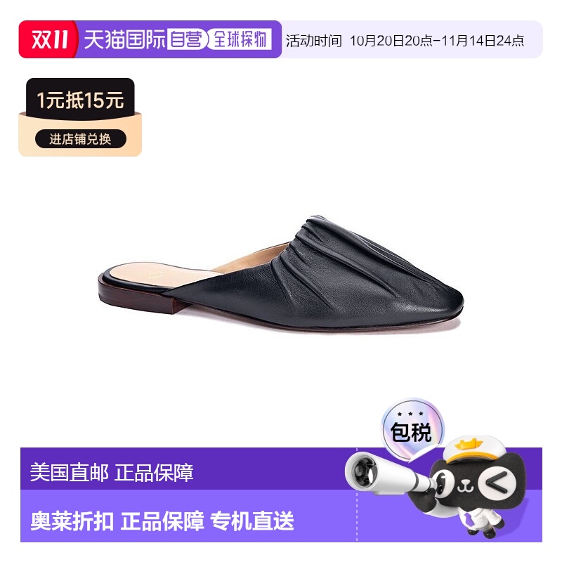 自营 chinese laundry中式洗衣房42 GOLD Kaylee平底鞋女式6黑色K