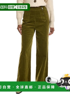 自营Avec Les Filles Woven Pant - green 美国奥莱直发