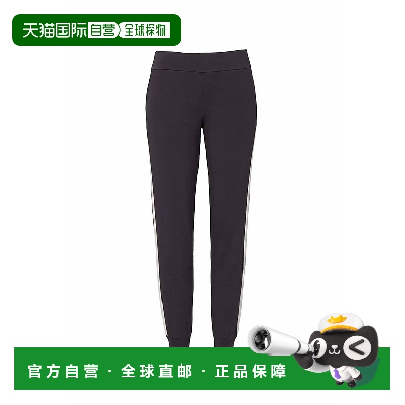 自营 monrow女式运动运动裤，黑色豹纹 美国奥莱直发