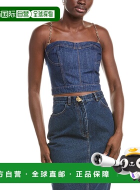 自营oscar de la renta奥斯卡 德拉伦塔牛仔上衣-蓝色 美国奥莱直