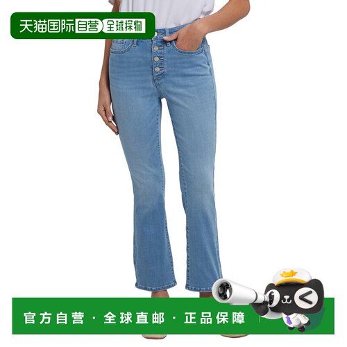 自营NYDJ Billie Salamanca Sun Bootcut Crop Jean - blue 美国