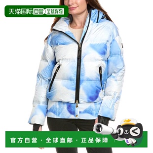 自营Bogner/博格纳Kelly羽绒夹克渐变蓝色连帽滑雪服轻盈舒适保暖