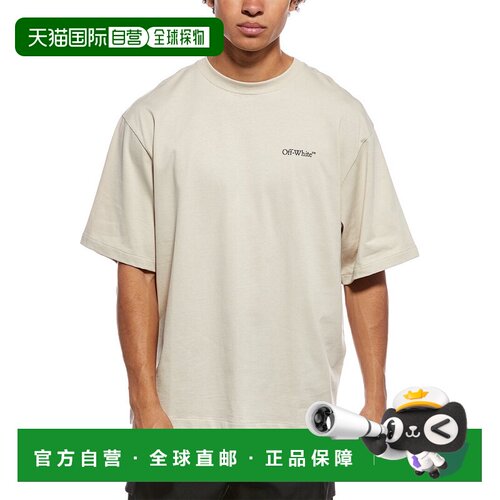 自营off-white米白色Skate Fit Marker Arrow平织t恤-灰色 美国奥