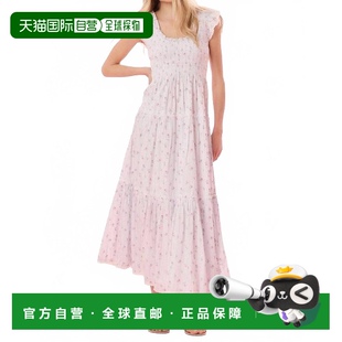 美国奥莱直 海岸线蓝 自营 loveshackfancy海岸线蓝Chessie连衣裙