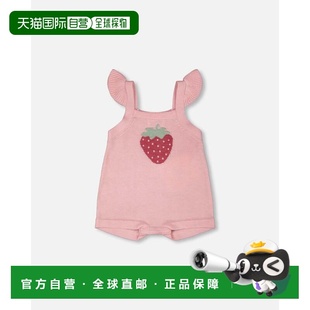 自营deux par deuxKnit Strawberry Romper Light Pink - light p