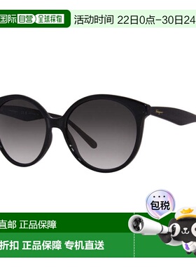 自营Salvatore Ferragamo Sunglasses Rectangle Full Rim, Black