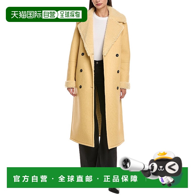 自营Apparis Simone Overcoat - yellow 美国奥莱直发