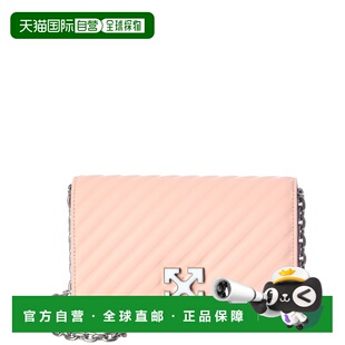 自营off-white灰白色 Jitney 0.5 皮革单肩包 - 绿色 美国奥莱直