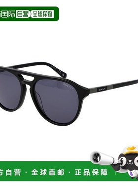 自营Gant Acetate Men's Sunglasses - black 美国奥莱直发