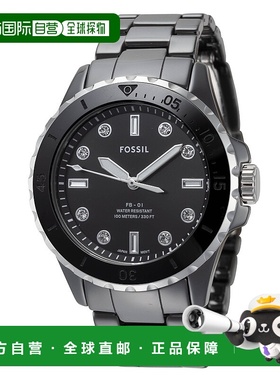 自营Fossil Women's FB-01 36mm Quartz Watch - black 美国奥莱