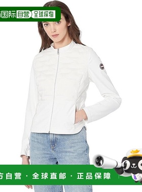 自营 Colmar夹克女式白色立领长袖全拉链户外JDM882-白色 美国奥