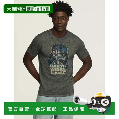 自营Lucky Brand男士Star Wars Darth Vader t恤-黑色 美国奥莱直