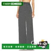 1h可退 圣罗兰 Laurent 圆点印花休闲裤 香港直邮潮奢 女士 Saint