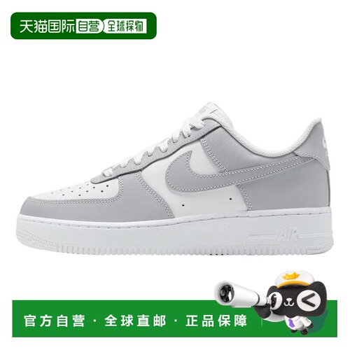 自营Nike Air Force 1 Low '07轻烟灰色白色-白色，灰色 美国奥