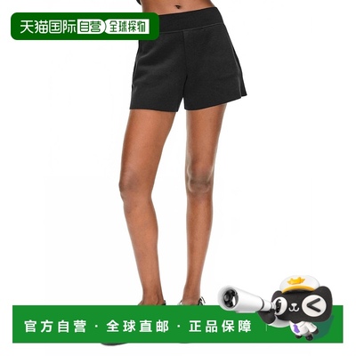 自营white + warren黑色细有机棉短裤 美国奥莱直发