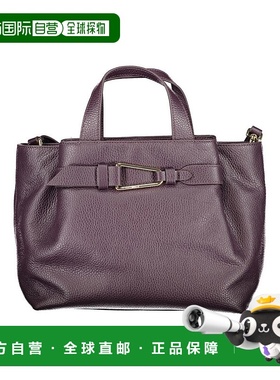 自营 Coccinelle Leather女式手提包-斜挎包 紫色美国直发奥莱