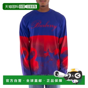柱状ip图案 天鹅标志T恤 美国奥莱直发博柏利 Burberry长袖 自营