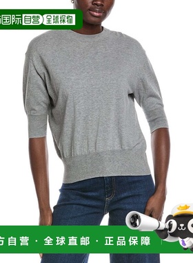 自营Autumn Cashmere Relaxed Crewneck Sweater - grey 美国奥莱