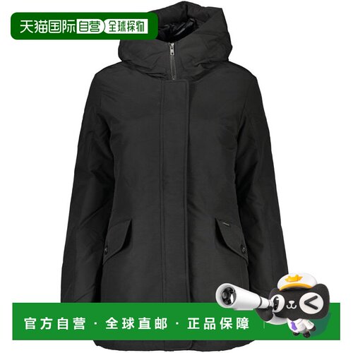 自营Woolrich Cotton Women's Women's Jacket - black 美国奥莱
