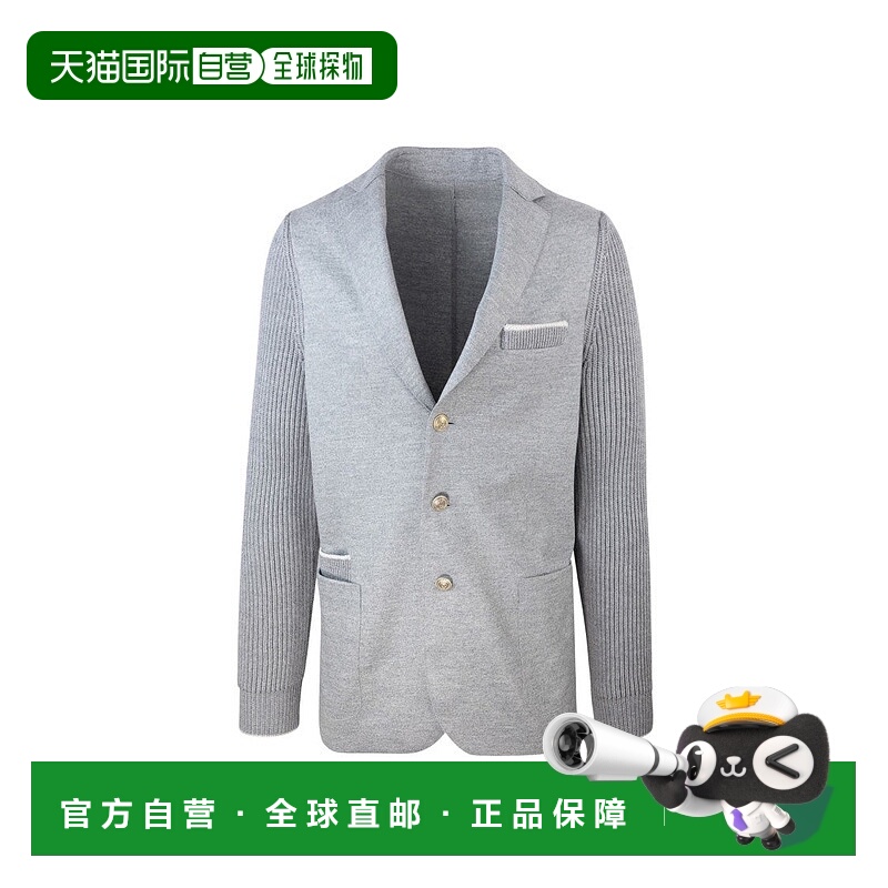 自营eleventy单排扣夹克-灰色 美国奥莱直发