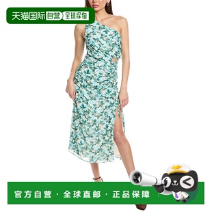 自营 AMUR Clarissa Midi连衣裙-白色 美国奥莱直发服饰性感