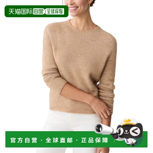 自营J.McLaughlin Tenley Alpaca & Wool-Blend Sweater - brown