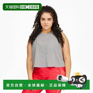 Women Neck Tank Sleeveless Round Top Heather 自营Puma Gray