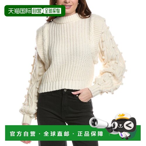 自营Farm Rio编织毛衣-白色 美国奥莱直发