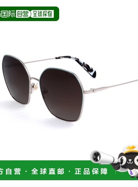 自营 Kate Spade女式57毫米绿色太阳镜-银色 美国奥莱直发