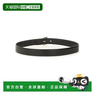 男士 LAURENT 腰带 634440AAC8A1000 黑色牛皮皮带 自营 SAINT
