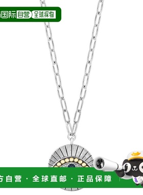 美国直邮effy 通用 项链纯银宝石吊坠钻石珠宝银色