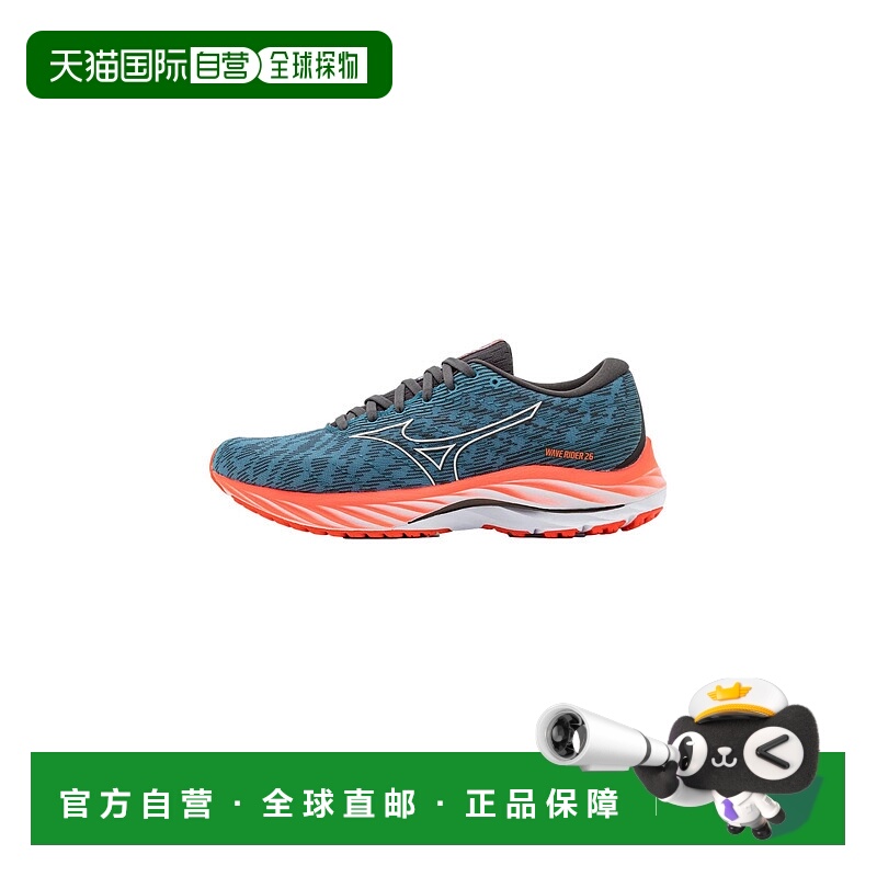 自营Mizuno Wave Rider 26 Provincial Blue / Nimbus Cloud  J1G