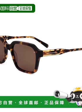 自营 scotch & sodaScotch&Soda男士51毫米灰色太阳镜-乌龟色 美