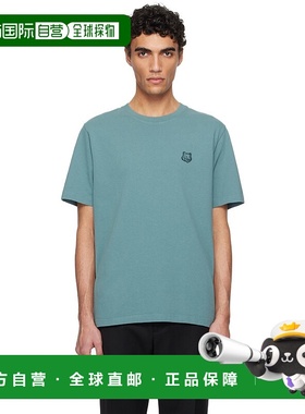 1h可退 香港直邮潮奢 MAISON KITSUNE 男士 蓝色 Bold Fox Head P