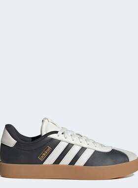 自营Men's adidas VL Court 3.0 Shoes - carbon / core white /