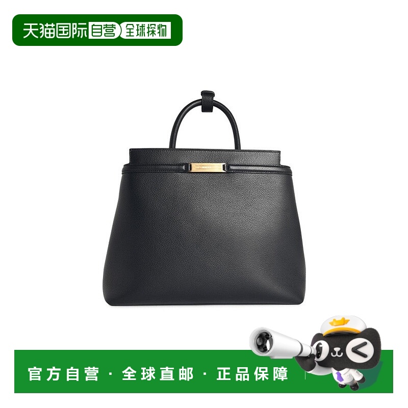 自营bally'Deco' Black Leather Bag - black 美国奥莱直发