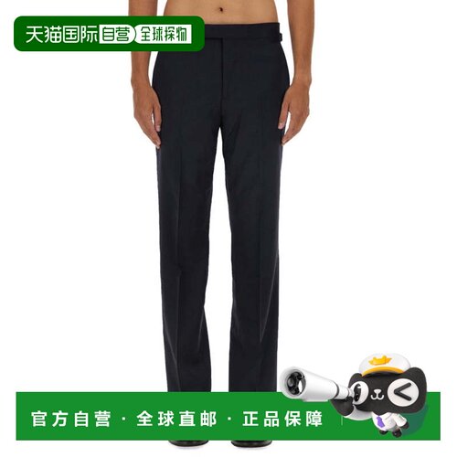 自营vivienne westwoodStraight-Leg Tailored Black Pants With