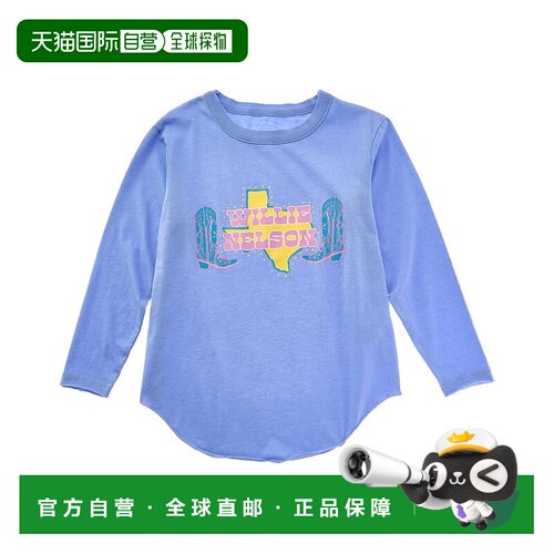 自营Chaser Rpet Vintage Jersey Shirttail T-Shirt - blue 美国