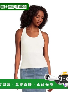 自营Women's Free People Clean Lines Racerback Tank Top White